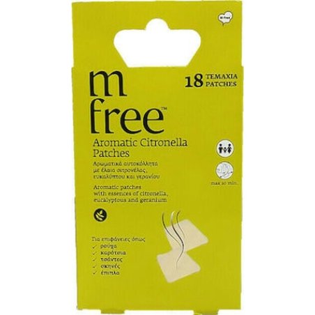 M-Free Aromatic Citronella Insect Repellent Patches - 18 Pieces