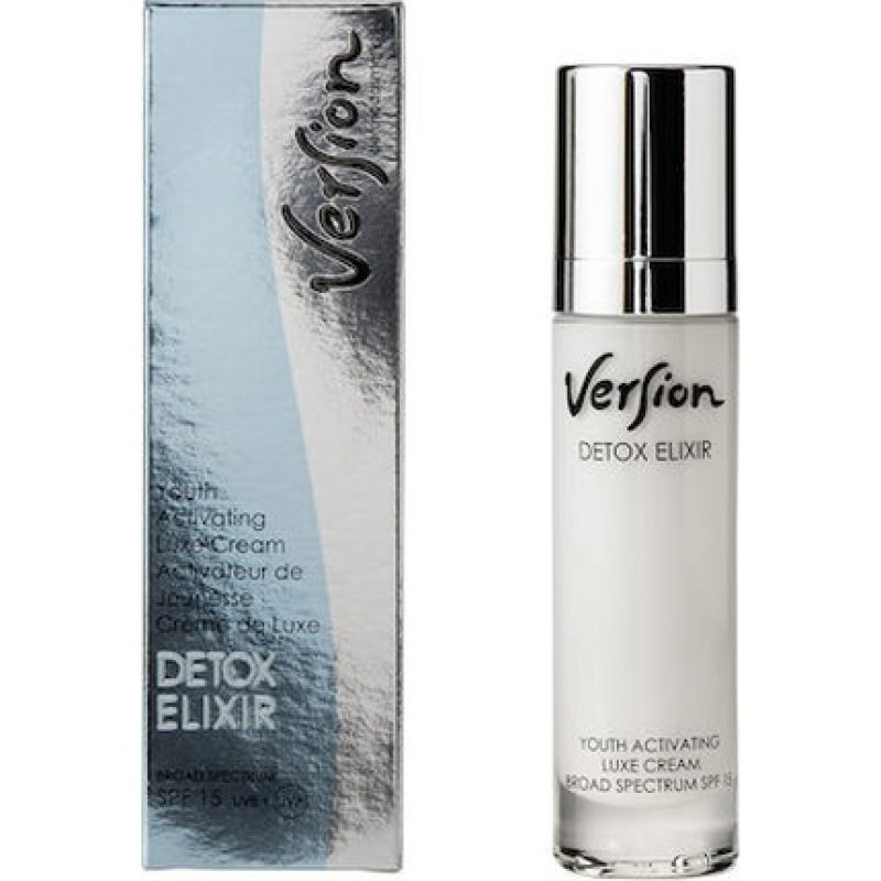 Version Detox Elixir Cream Spf15 - Anti-Wrinkle Face Cream With Antioxidant Action, 50ml
