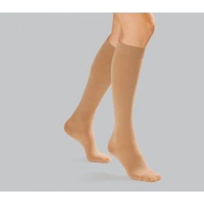 Anatomic Line 6330 Knee High Compression Stockings With Closed Toes Class Ii 22-33 Mm Hg In Beige, Size L