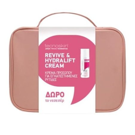 Tecnoskin Revive & Hydralift Cream Anti-Aging Face Cream 50 Ml Free Cosmetic Bag
