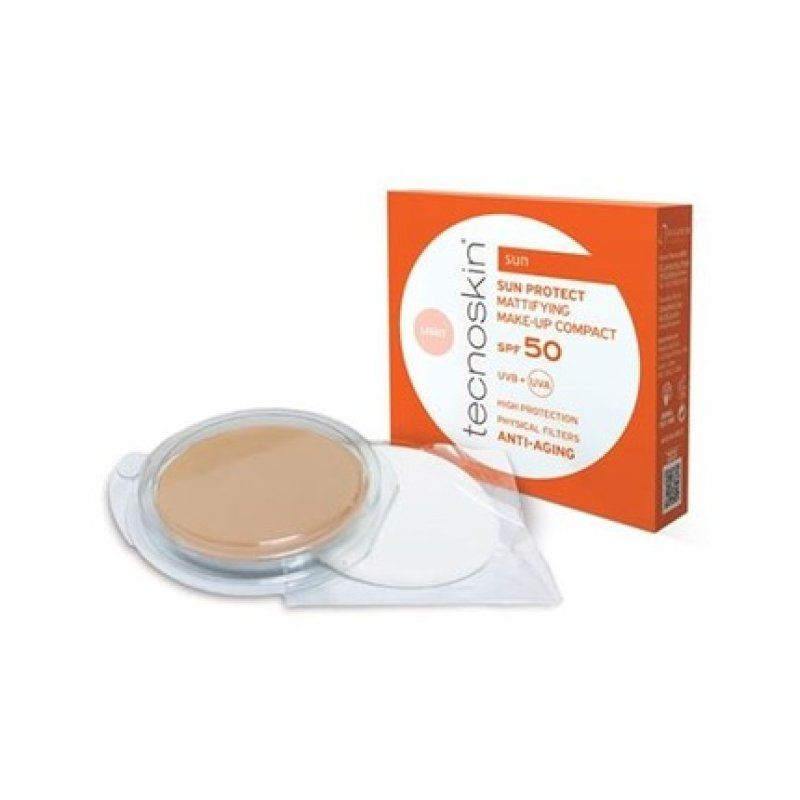 Tecnoskin Sun Protect Refill Sunscreen Powder Spf50 With Color Light 10g