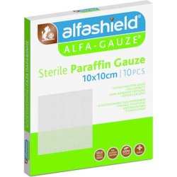 Karabinis Medical Alfashield Paraffin Sterile Gauzes 10x10cm - Pack Of 10