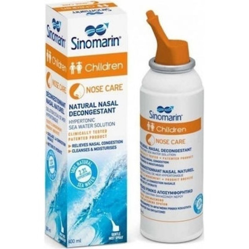 Sinomarin Spray For Children - Nasal Decongestant For Children From 6 Months - 100ml