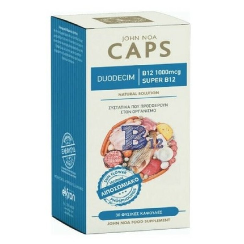 John Noa John Noa Caps Duodecim Vitamin B12 1000mcg - 30 Capsules