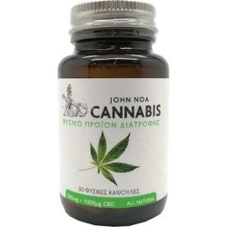 John Noa Cannabis 300mg G 1000mg Cbd - Herbal Cannabis Supplement 30 Capsules
