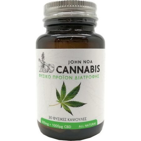 John Noa Cannabis 300mg G 1000mg Cbd - Herbal Cannabis Supplement 30 Capsules