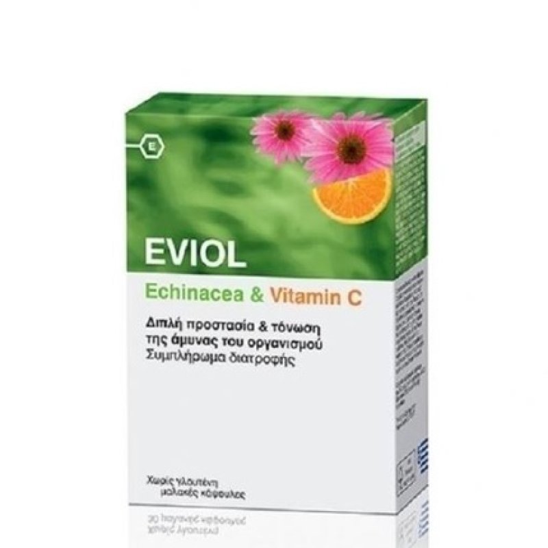 Eviol Echinacea & Vitamin C 60 Capsules