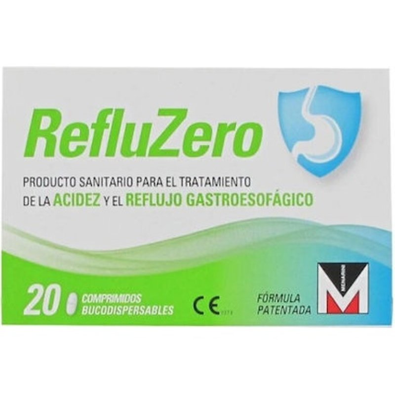 Menarini Refluzero Antacid For Gastroesophageal Reflux - 20 Tablets