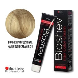 Bioshev Professional Hair Color Cream - 100ml - Beige Light Blond 8.31
