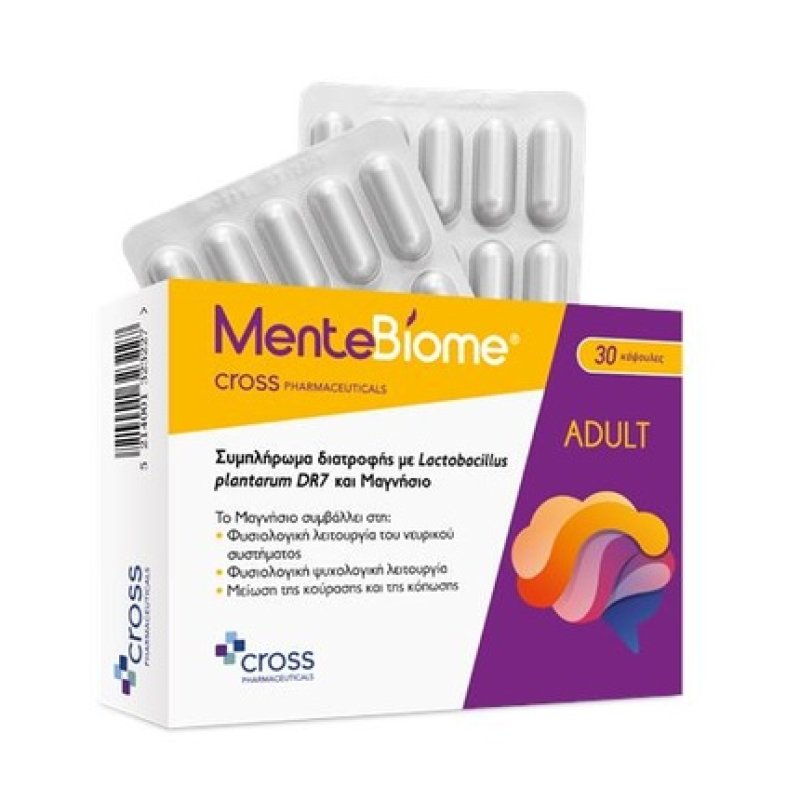 Cross Pharmaceuticals Mentebiome Supplement For Bone Health 30 Capsules