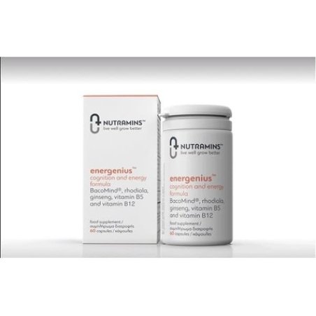 Nutramins Energenius Cognition & Energy Formula 60 Capsules