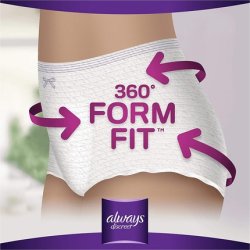 Always Discreet Women's Incontinence Liners Size M - Pack of 12