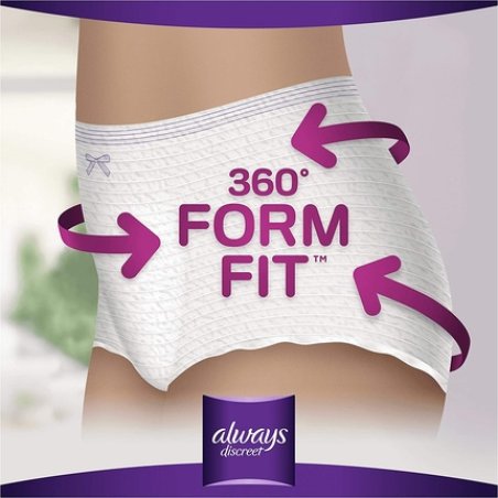 Always Discreet Women's Incontinence Liners Size M - Pack of 12