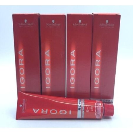 Blackhead Igora Royal Permanent Hair Color Cream Various Shades 60ml F10A