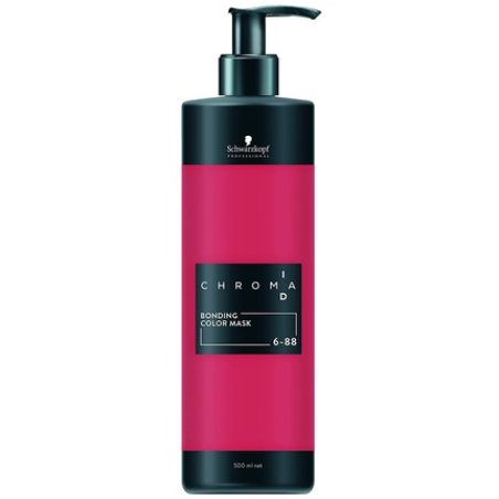 Schwarzkopf ChromaID Bonding Color Mask Shades 6-88 500ml Red 16.9 Fl Oz