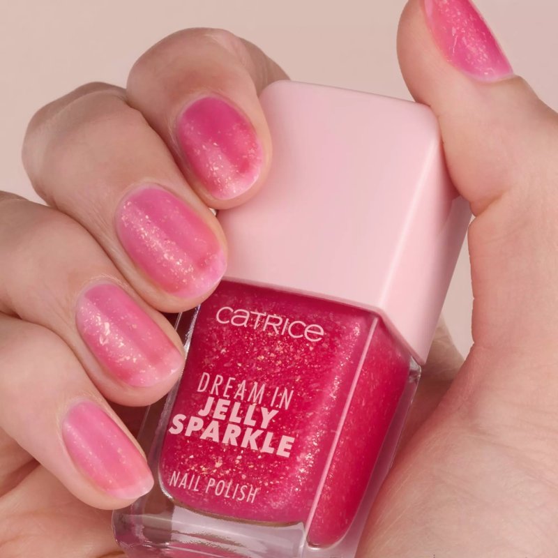 CATRICE Dream In Jelly Sparkle nail polish 10.5 ml Pink Glitter