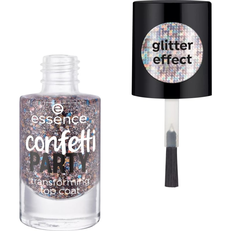 Essence Confetti Party Top Coat for Nails 8ml