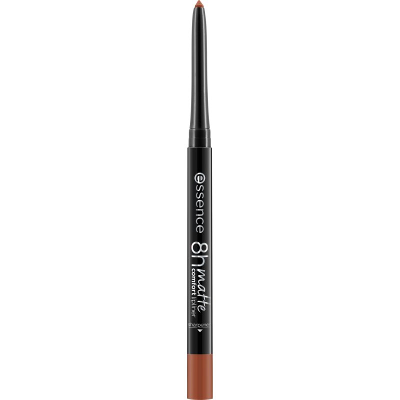Essence 8h Matte Comfort Lip Crayon With Matte Finish And Sharpener