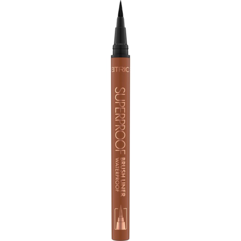 CATRICE Superproof Brush Liner Waterproof 020 Cocoa Brown 0.14ml