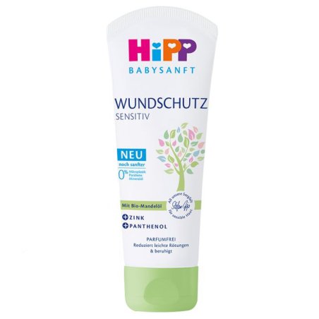 Hipp Pflegende Wundschutz Creme Sensitiv Babysanft Panthenol Zink 75ml