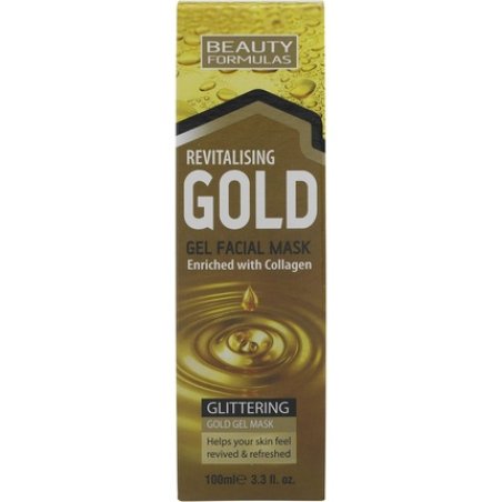 Beauty Formulas Revitalising Gold Gel Facial Mask