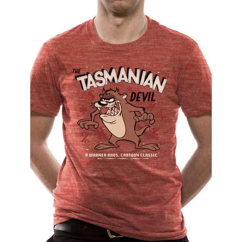 LOONEY TUNES - T-Shirt IN A TUBE- Tazmania Devil (M)