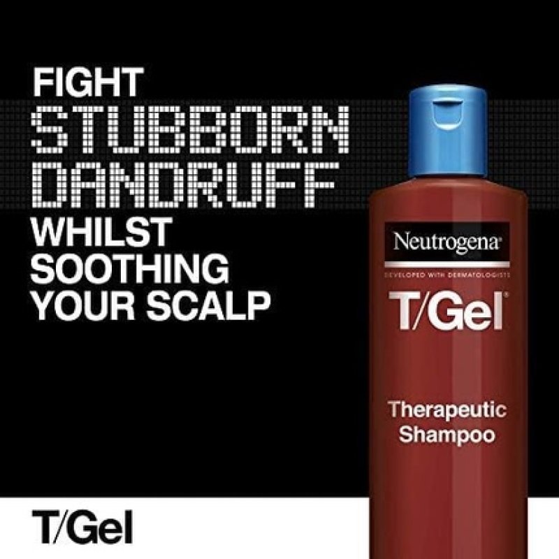Neutrogena T/Gel Therapeutic Shampoo Treatment for Itchy Scalp and Dandruff Fresh Rain 250ml