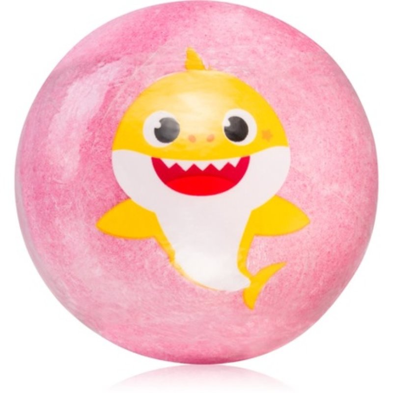 Baby Shark Bath Fizzer With Charm 200g - Pink
