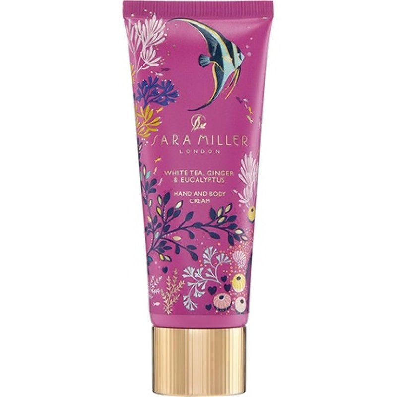 Sara Miller Beauty Underwater Spa White Tea, Ginger & Eucalyptus Hand & Body Cream 75ml