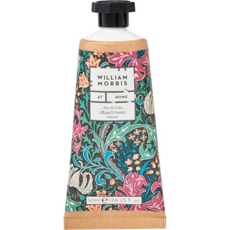William Morris At Home Golden Lily Dark Aloe & Lime Hand Cream Enriched with Shea Butter Cruelty Free & Vegan Friendly