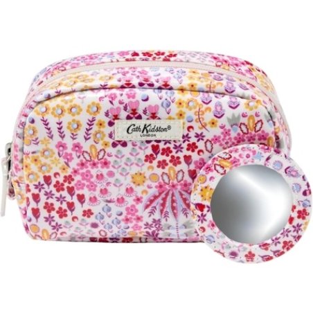 Cath Kidston Small Wash Bag Makeup Bag with Mirror Afinity Ditsy