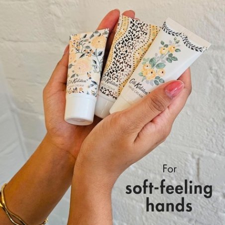 Cath Kidston Hand Cream Trio 30ml Moisturiser Enriched with Shea Butter - Pack of 3