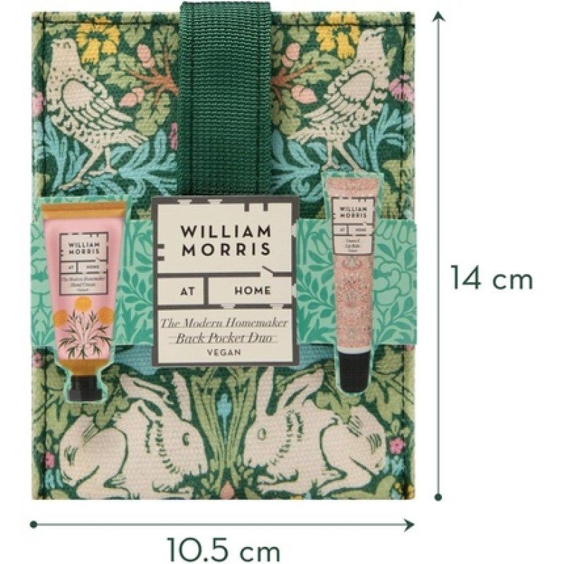 William Morris Hand Cream 30ml and Lip Balm 10ml