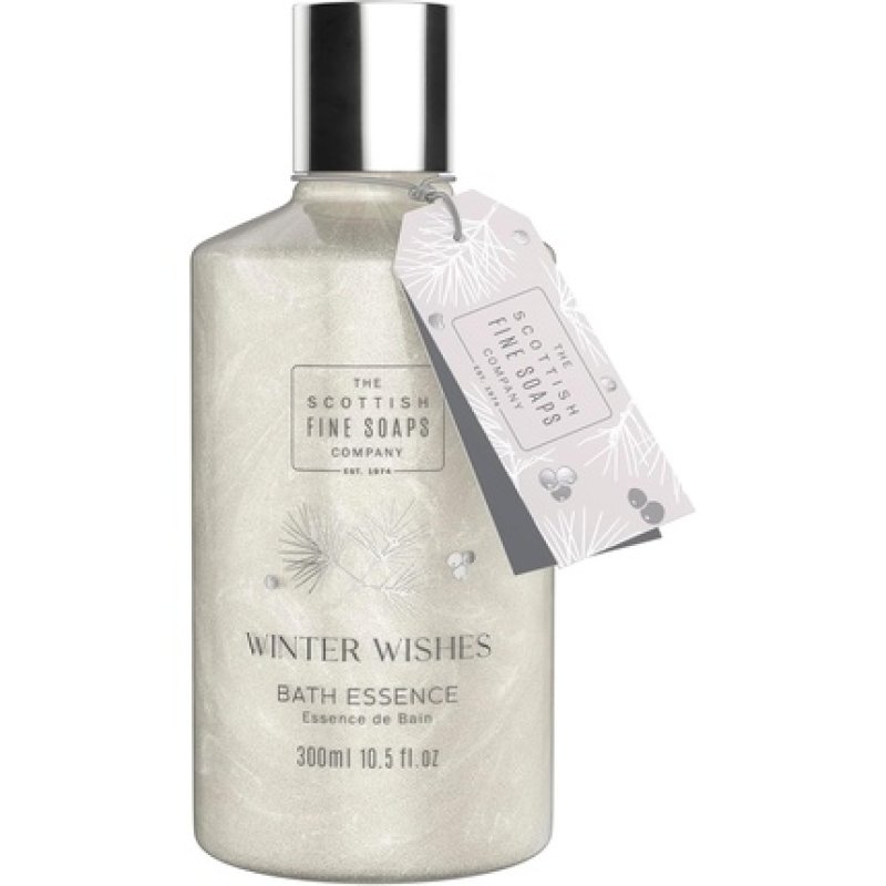 Scottish Fine Soaps Winter Wishes Bath Essence 300ml - Luxury Bubble Bath