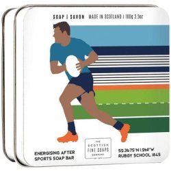Scottish Fine Soaps Rugby Themed 100g Tinned Soap Bar