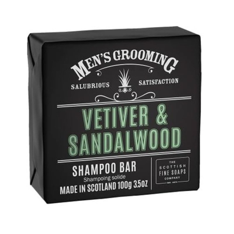 Scottish Fine Soaps Vetiver & Sandalwood Hair Soap 100g