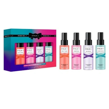 Raphael Cosmetic Rc Miss So Mediterranean Perfume Mist Set 4 X 50 Milliliters