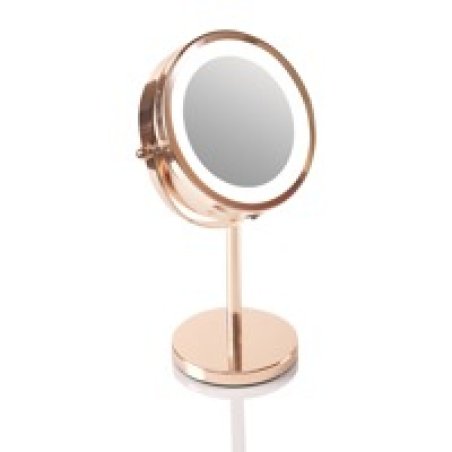 Rio Cosmetic Mirror With Led Lighting, Double-Sided, 360° Rotatable, 1 And