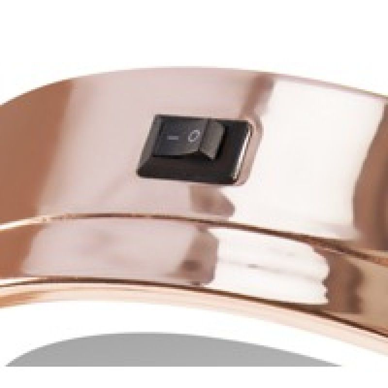 Rio MMST miroir de maquillage Autonome Ovale Or rose