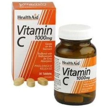 HealthAid Vitamin C 1000mg S/R Vegan Tablets