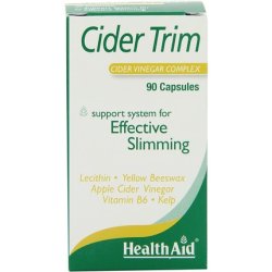 Healthaid Cider Trim - Lecithin, Apple Cider Vinegar - 90 Capsules