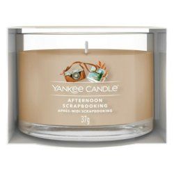 Yankee Candle 1760991E wax candle Round Amber, Apple, Bergamot, CEDAR, Eucalyptus, Ginger, Leather, Lemon, Musk,