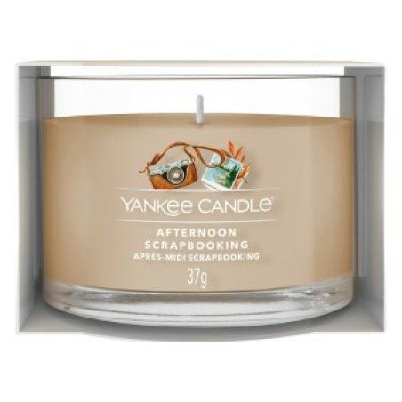 Yankee Candle 1760991E wax candle Round Amber, Apple, Bergamot, CEDAR, Eucalyptus, Ginger, Leather, Lemon, Musk,