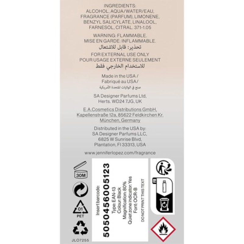 Jennifer Lopez Jlove Body Mist 240ml 8fl Oz
