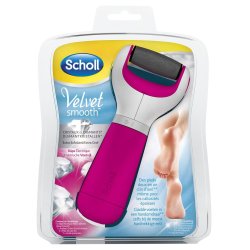 Scholl Velvet Smooth Pedi Electric Foot File Hard Skin Remover with Ultra Coarse Refill - Pink