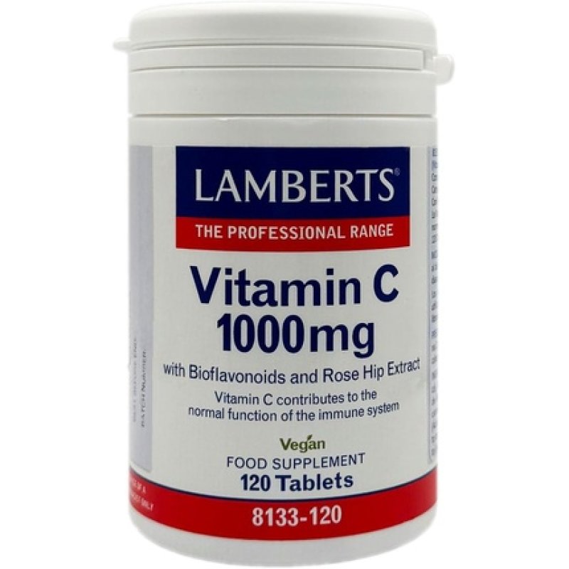 Lamberts Vitamin C 1000mg with Bioflavonoids 120 Tablets