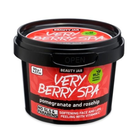 Beauty Jar Very Berry Spa Face and Lips Peeling 4.23 Oz 120g