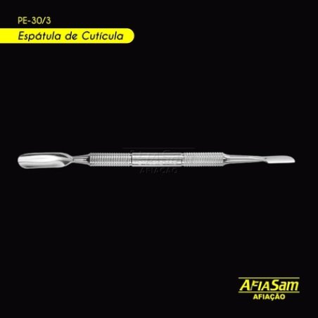 Vj Staleks Pro Cuticle Pusher PE-30/3 Rounded Wide and Cleaner for Manicure