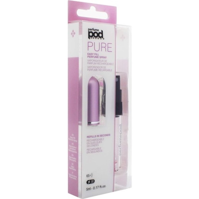 Travalo Pod Pure Perfume Atomizer Genie-S Refillable System Travel TSA Approved Reusable and Airtight Easy-Fill Mini