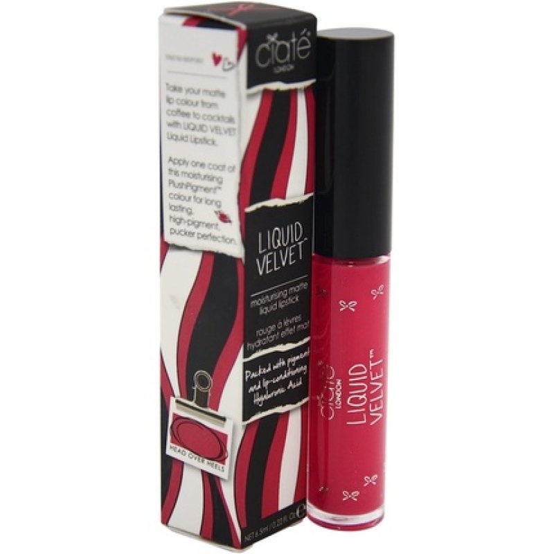 Ciate London Head Over Heels Magenta Liquid Velvet Matte Lipstick for Women 0.22oz